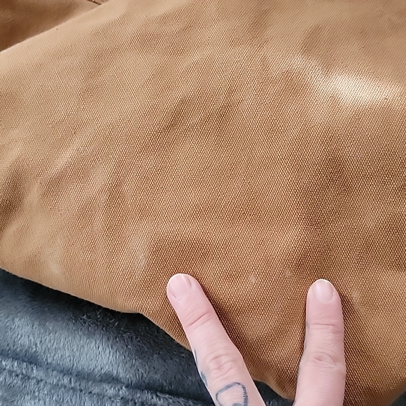 Dickies | tan distressed / blanket lined work jacket | MENS XXL - Picture 5 of 9